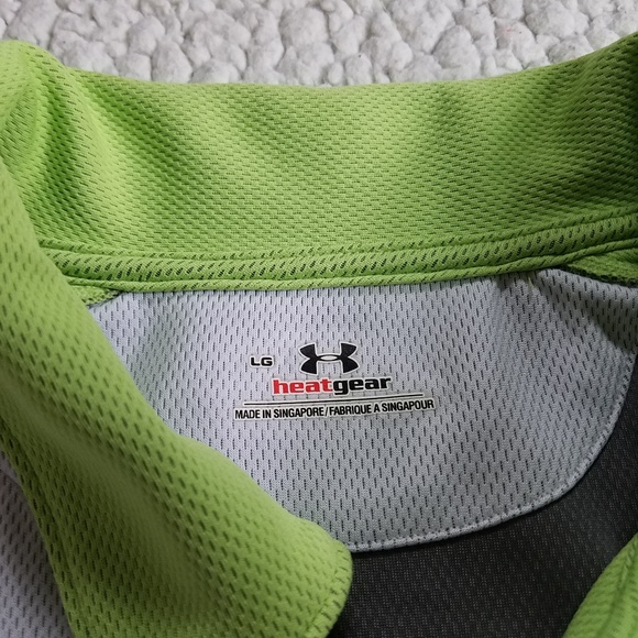 Under Armour Heat Gear Sleeveless Top Large Gray - Picture 2 of 5
